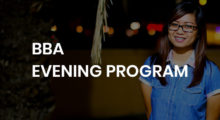 ACD BBA Evening Program ACD BBA Evening Program